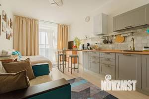 1-к квартира, посуточно, 27м2, 1/1 этаж