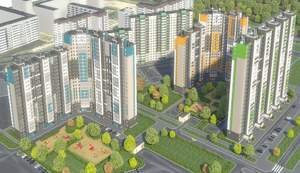 2-к квартира, на длительный срок, 55м2, 1/25 этаж