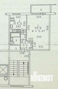 1-к квартира, на длительный срок, 28м2, 3/9 этаж