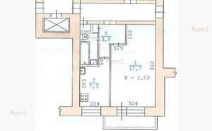 1-к квартира, на длительный срок, 32м2, 7/9 этаж