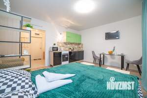 Студия квартира, посуточно, 28м2, 15/25 этаж