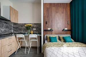 1-к квартира, посуточно, 17м2, 1/1 этаж