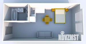 1-к квартира, посуточно, 35м2, 1/1 этаж