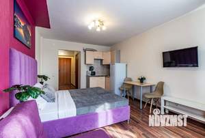 Студия квартира, на длительный срок, 27м2, 6/17 этаж