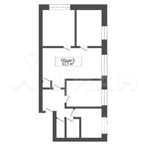 3-к квартира, на длительный срок, 63м2, 2/5 этаж