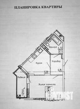 1-к квартира, на длительный срок, 37м2, 6/16 этаж