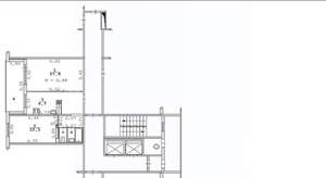 2-к квартира, на длительный срок, 47м2, 10/12 этаж