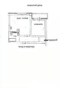 1-к квартира, на длительный срок, 42м2, 9/26 этаж