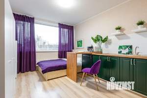 Студия квартира, посуточно, 27м2, 3/16 этаж