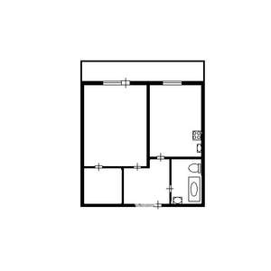 1-к квартира, на длительный срок, 29м2, 9/9 этаж