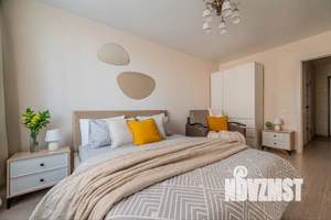 1-к квартира, посуточно, 42м2, 16/37 этаж