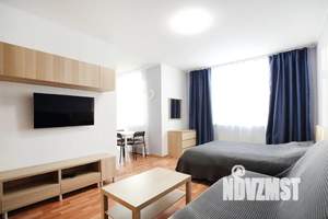 Студия квартира, посуточно, 48м2, 21/25 этаж