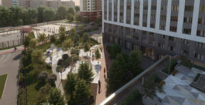 Студия квартира, на длительный срок, 28м2, 25/35 этаж