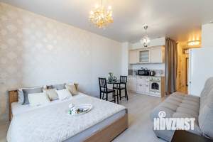 Студия квартира, посуточно, 35м2, 12/15 этаж