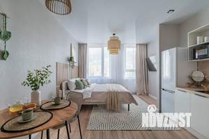 Студия квартира, посуточно, 38м2, 10/23 этаж