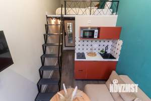 1-к квартира, посуточно, 18м2, 1/1 этаж