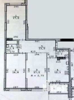 3-к квартира, на длительный срок, 82м2, 13/16 этаж