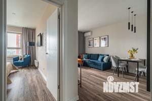 1-к квартира, посуточно, 47м2, 21/30 этаж