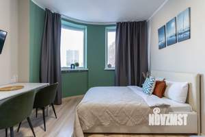 Студия квартира, посуточно, 30м2, 6/16 этаж