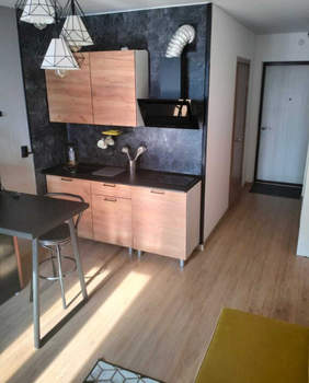 Студия квартира, на длительный срок, 18м2, 16/25 этаж