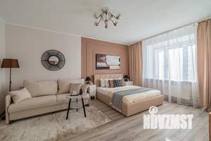 1-к квартира, посуточно, 61м2, 6/16 этаж
