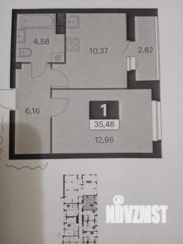 1-к квартира, на длительный срок, 35м2, 2/17 этаж