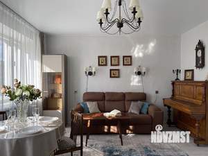 3-к квартира, посуточно, 74м2, 1/1 этаж