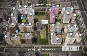Студия квартира, на длительный срок, 28м2, 7/12 этаж