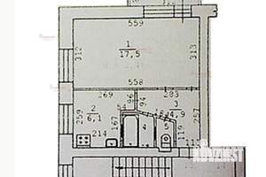 1-к квартира, на длительный срок, 32м2, 1/5 этаж