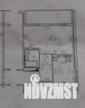 1-к квартира, на длительный срок, 35м2, 4/12 этаж