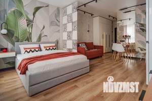 1-к квартира, посуточно, 28м2, 1/1 этаж