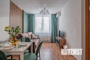 1-к квартира, посуточно, 45м2, 1/1 этаж
