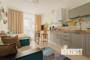 Студия квартира, посуточно, 27м2, 16/24 этаж