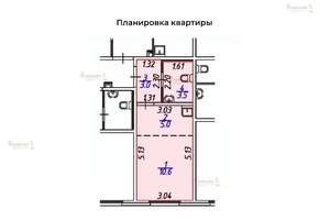 1-к квартира, на длительный срок, 22м2, 3/8 этаж