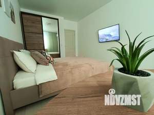 1-к квартира, посуточно, 42м2, 12/25 этаж