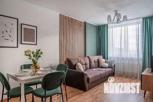 1-к квартира, посуточно, 40м2, 15/18 этаж