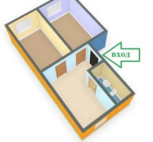 2-к квартира, на длительный срок, 50м2, 1/4 этаж