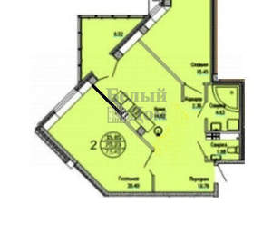 2-к квартира, на длительный срок, 70м2, 14/25 этаж