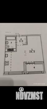 1-к квартира, на длительный срок, 33м2, 8/9 этаж