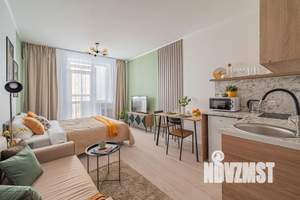 Студия квартира, посуточно, 26м2, 12/25 этаж