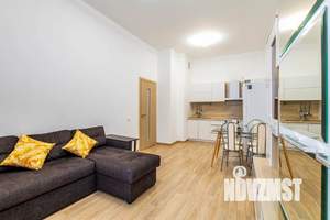 1-к квартира, посуточно, 43м2, 1/18 этаж