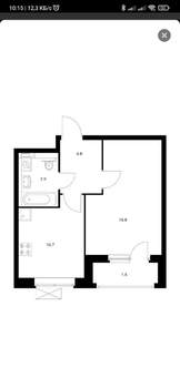 1-к квартира, на длительный срок, 38м2, 2/25 этаж