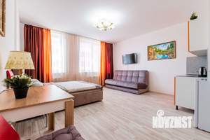 1-к квартира, посуточно, 40м2, 1/1 этаж