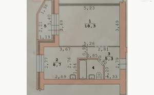 1-к квартира, на длительный срок, 36м2, 10/10 этаж