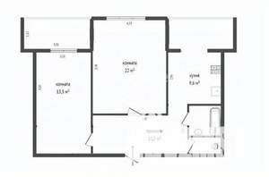 2-к квартира, на длительный срок, 66м2, 4/9 этаж