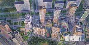 1-к квартира, строящийся дом, 34м2, 10/17 этаж