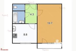 1-к квартира, вторичка, 37м2, 2/10 этаж