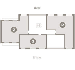2-к квартира, вторичка, 78м2, 9/9 этаж