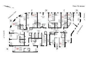 3-к квартира, строящийся дом, 110м2, 16/25 этаж