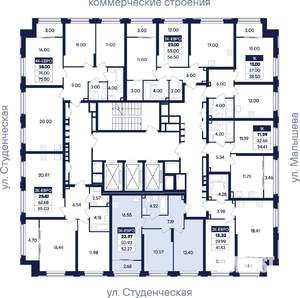 2-к квартира, вторичка, 52м2, 4/31 этаж